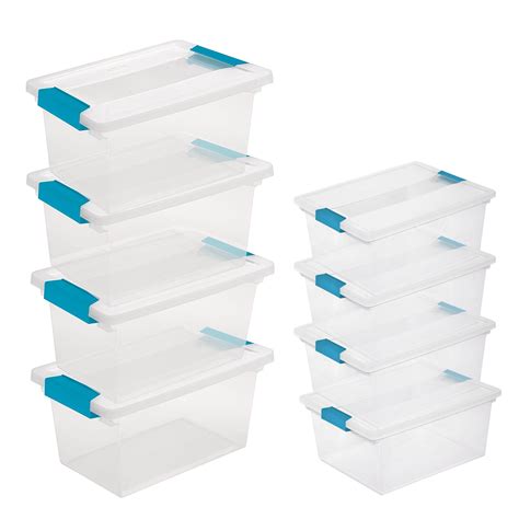 sterilite clear storage box